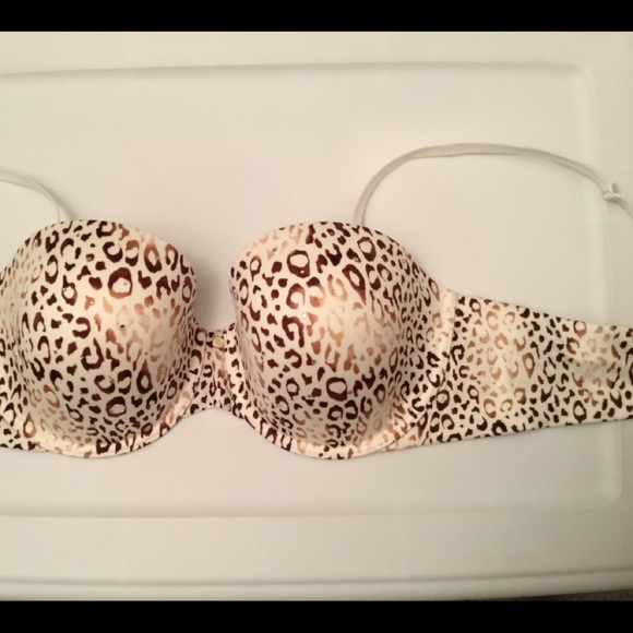 Victoria's Secret Other - Victoria Secret Strapless Leopard Print Bra 38 C Victoria's Secret Other - Victoria Secret Strapless Leopard Print Bra 38 C
